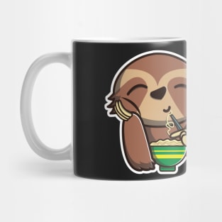 Cute Sloth Eating Ramen Noodle Kawaii Sloth for kids product Mug